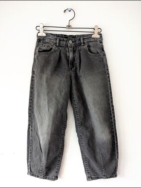 GUESS Girls Size 8 Barrel Leg Jeans – Y2K 90s Revival, Balloon Fit Streetwear